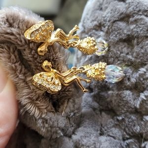 Kirks Folly Fairy AB earrings